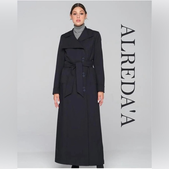 AlReda'a Maxi TRENCH, Jilbab, Front Buttoned Abaya lined EU 46, L - Picture 10 of 11